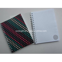A5 Double Spiral Classique DOT Impression Soft Cover Exercise Notebooks